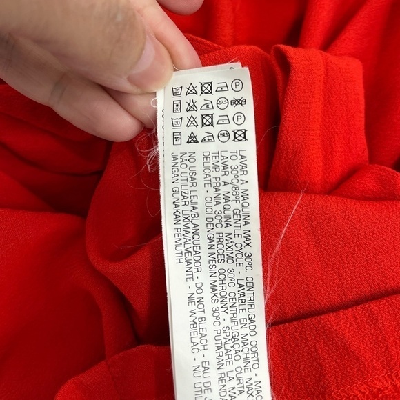 Zara basic open back romper red size S - Picture 10 of 10